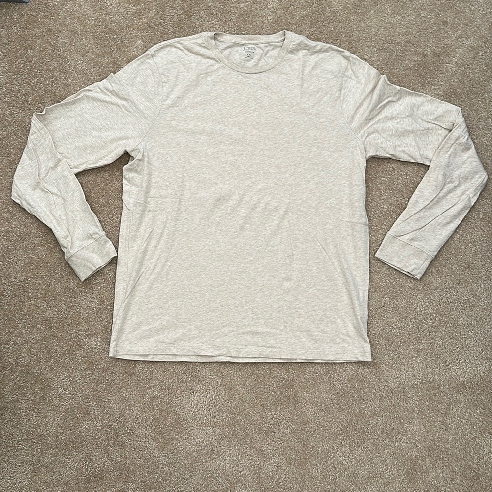 Men’s J. Crew Broken-In Long Sleeve Tee-XXL TALL